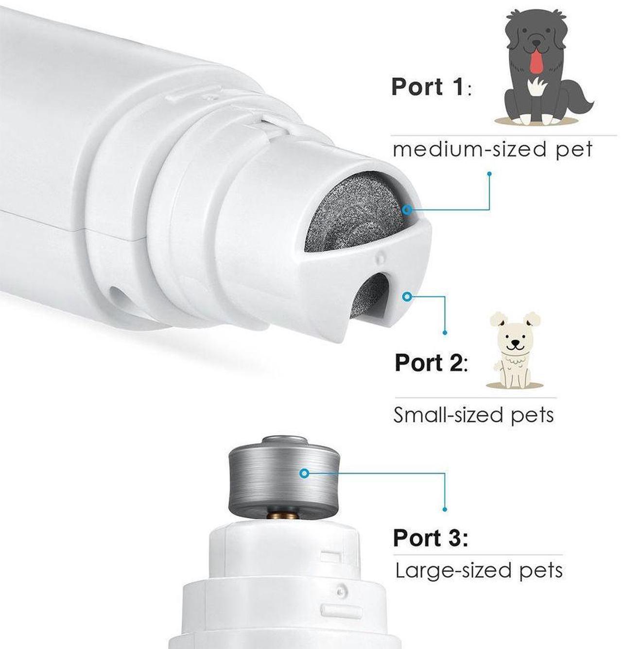 Alt view image 4 of 7 - Ownpets Pet Dog Nail Trimmer Grooming Tool Cat Grinder Electric Clipper Kit