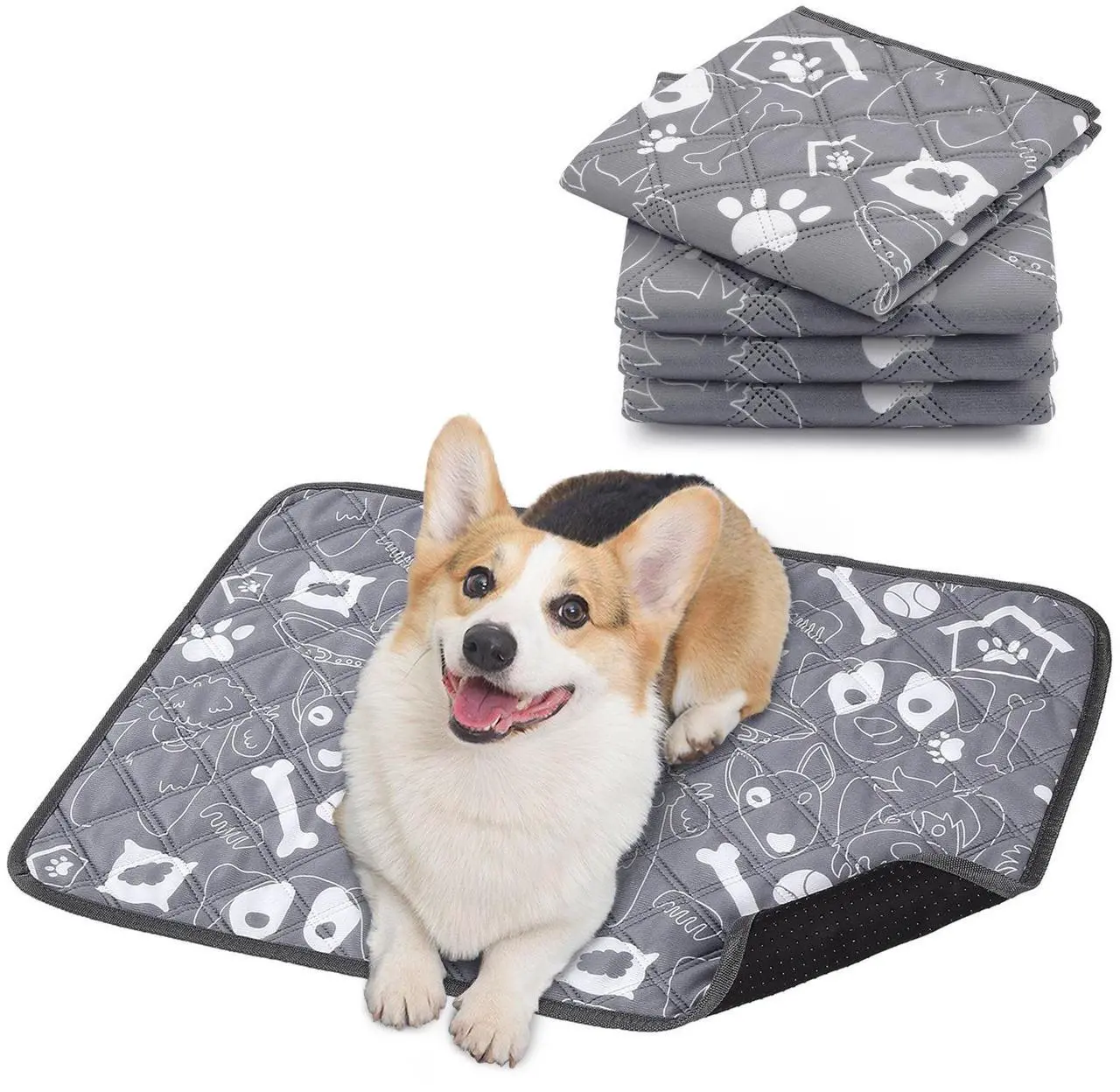 Main image of Ownpets Larger 4 Packs Dog Pee Pads Washable Reusable