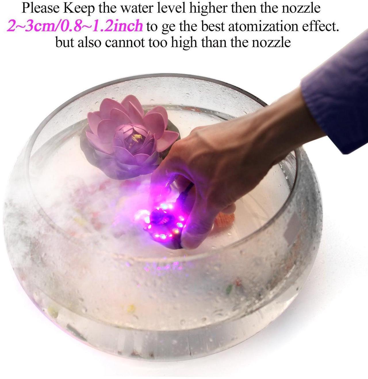 Alt view image 2 of 7 - FITNATE 12 LED Mist Maker Fogger Water Fountain Pond Fog Machine Atomizer Air Humidifier