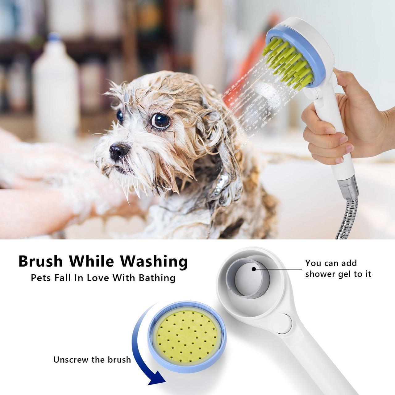 Alt view image 2 of 7 - Ownpets Pet Shower Sprayer with Hose & Diverter