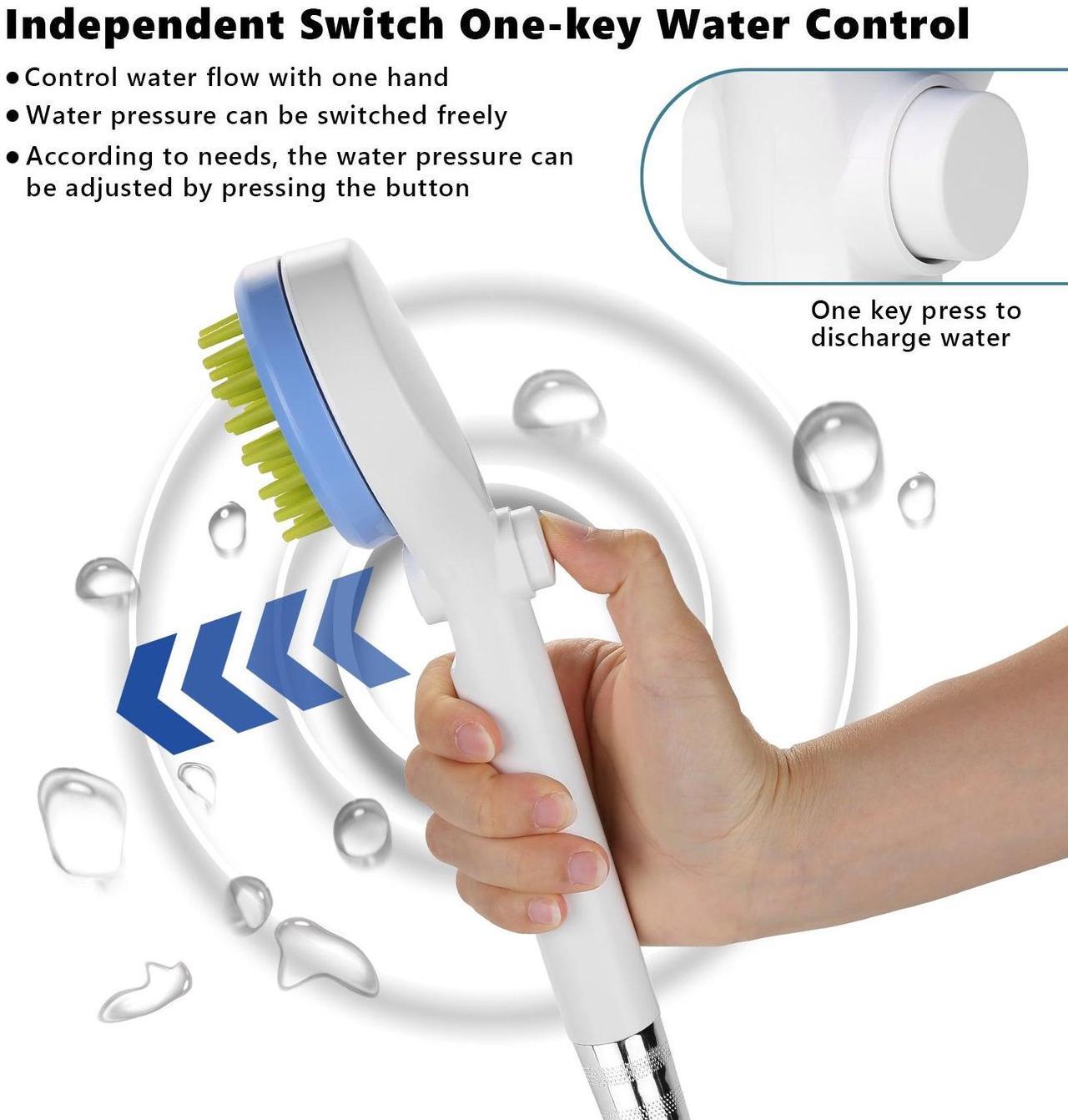 Alt view image 3 of 7 - Ownpets Pet Shower Sprayer with Hose & Diverter