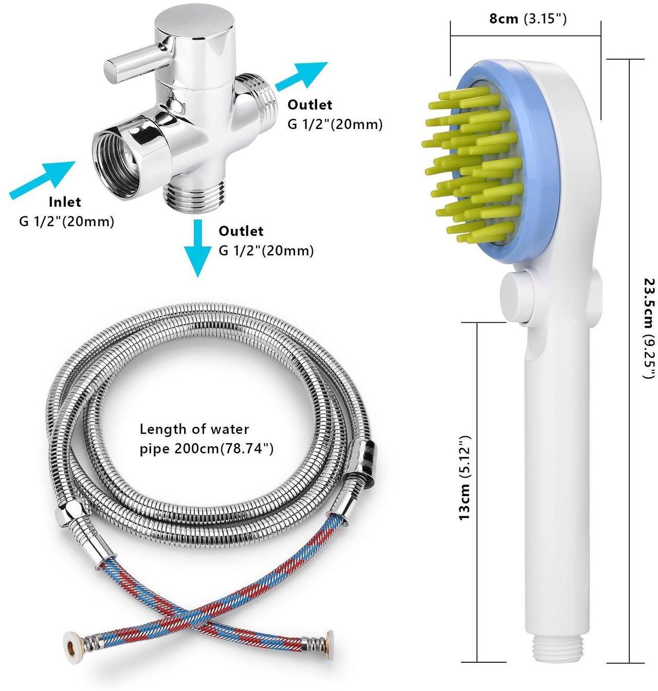 Alt view image 5 of 7 - Ownpets Pet Shower Sprayer with Hose & Diverter
