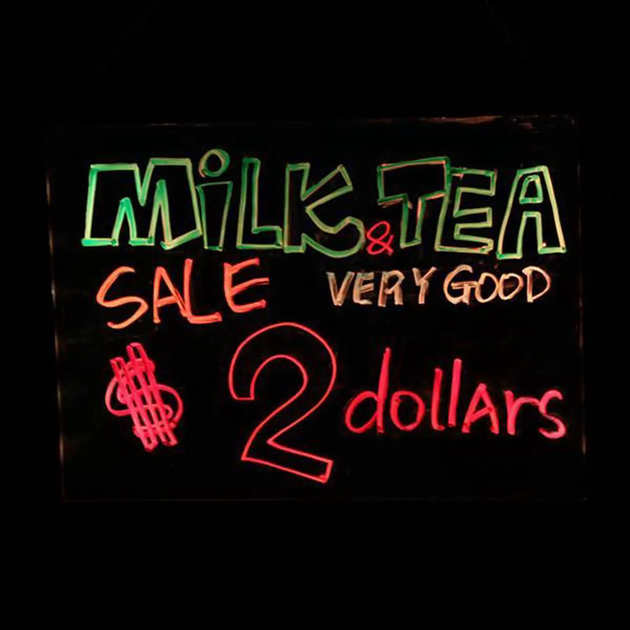 Alt view image 5 of 5 - AGPtEK LED Flashing Illuminated Erasable Neon Sign Remote Message Menu Writing, 16x12"