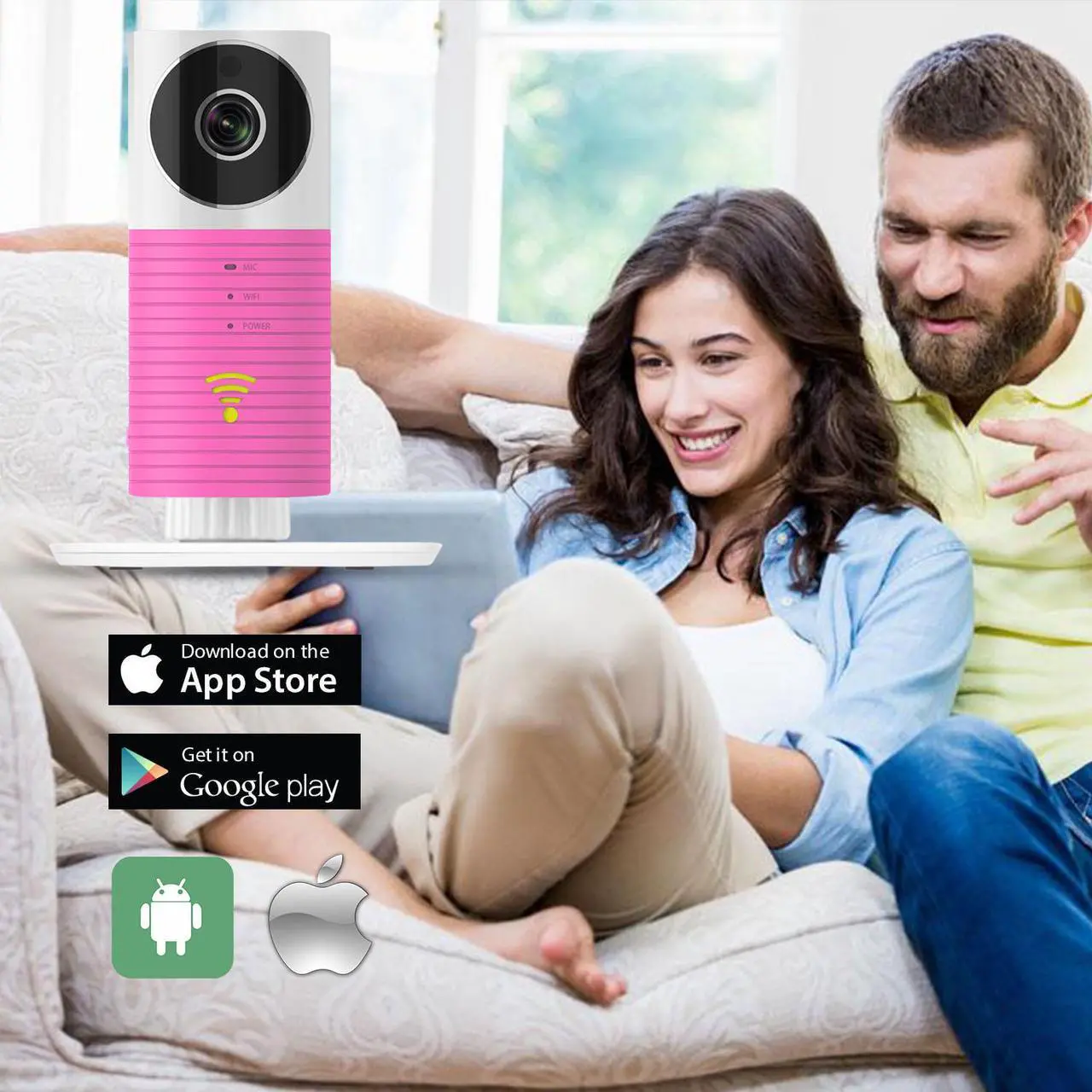 Alt view image 5 of 7 - 1080P HD IP Wireless Smart WiFi CCTV Camera Video Baby Monitor Camera