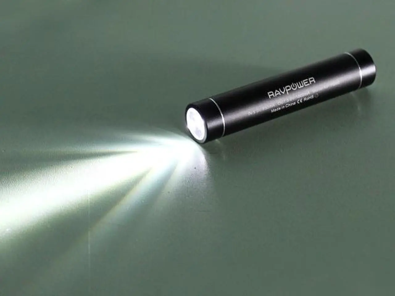 Alt view image 4 of 4 - RAVPower® RP-PB08 Slim Power Bank (2600mAh/1A Output) w/ Built-in Flashlight, for Smartphone&Tablet:iPad 4, iPad Mini, iPhone 5, 4S, 4G;Samsung Galaxy Note 2, S3, S2;Lumia 920 and other Mobile Devices