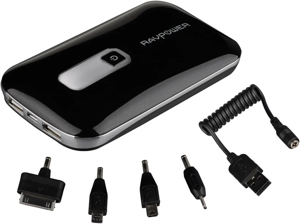 Alt view image 5 of 5 - RAVPower RP-PB04 10000mAh 3A Lithium Polymer External Battery Power Bank for iPad, iPhone, Samsung Galaxy, Note, HTC One (M8), Google Nexus, Moto X and other Mobile Devices