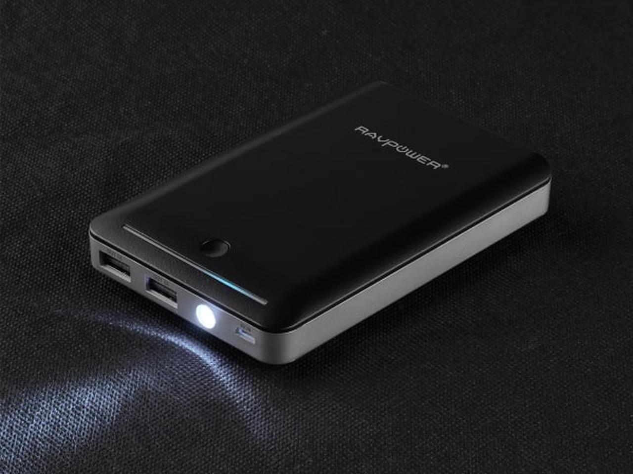 Alt view image 5 of 7 - RAVPower Deluxe 8400mAh Power Bank External Battery Pack Charger for Apple iPad 4, 3, mini, iPhone 5, 4S; Samsung Galaxy S4, S3, Note 2; Lumia 1020, 920, Nexus 4, 7, Moto X and other Mobile Device