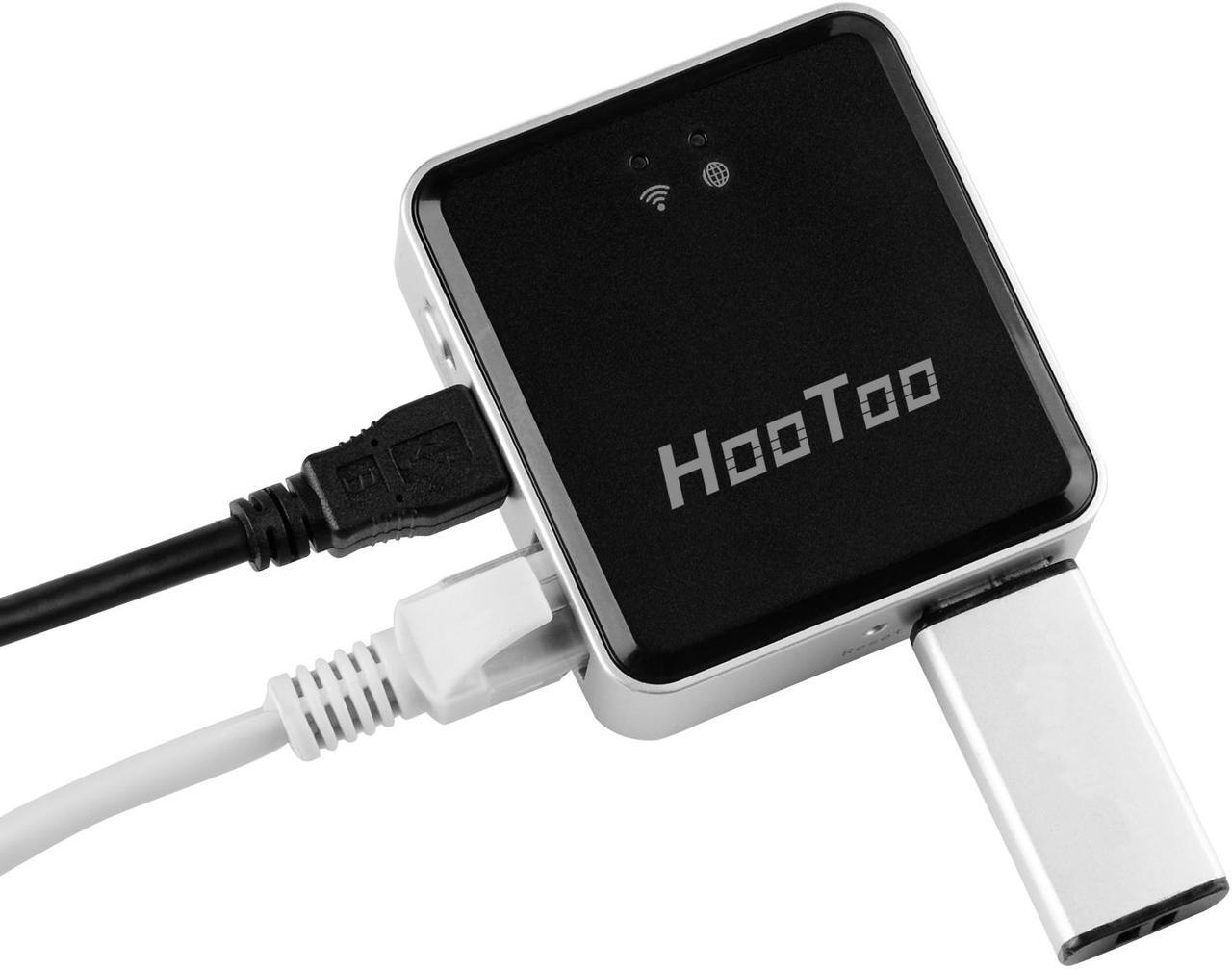 Alt view image 3 of 7 - HooToo HT-TM02 TripMate Nano Wireless N150 Portable Travel Router - USB Storage Media Sharing, Access Point, Wi-Fi Router and Bridge