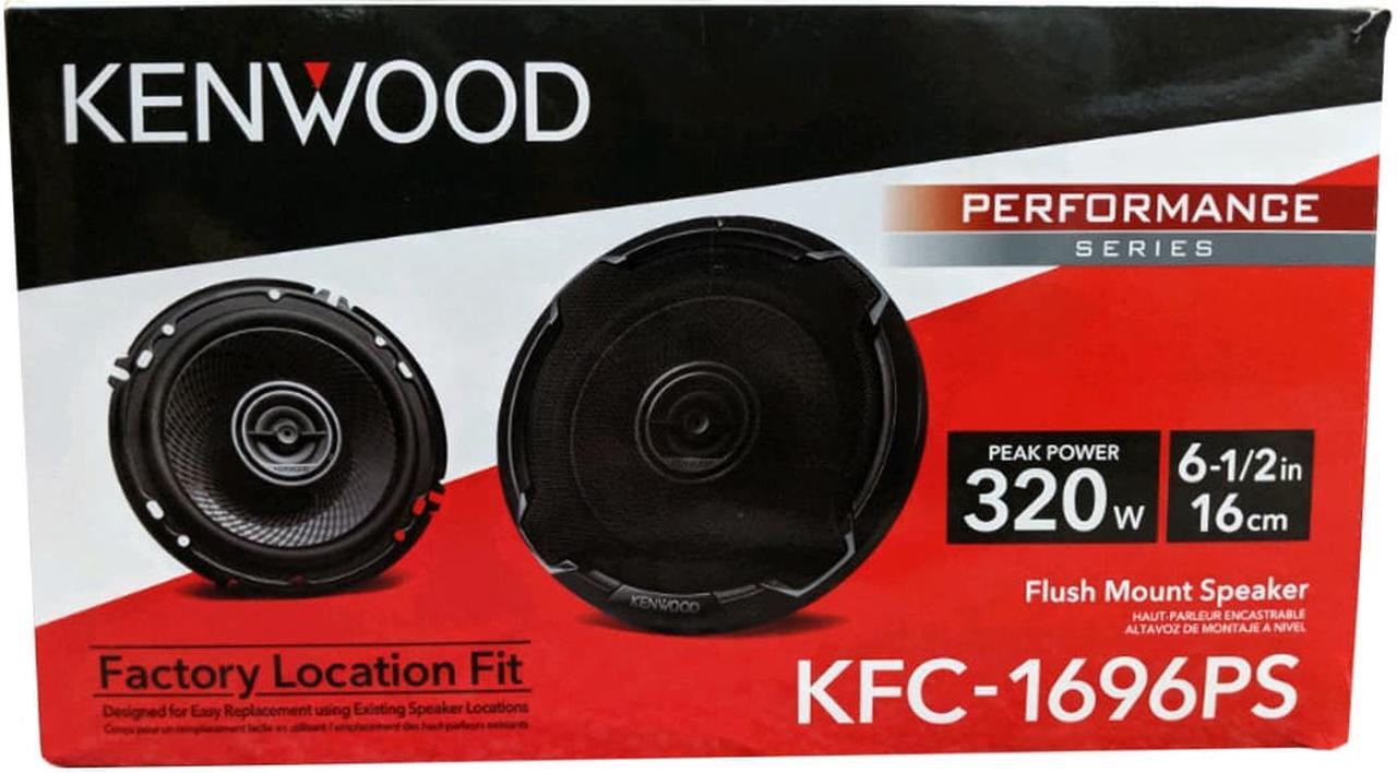 Alt view image 6 of 7 - Kenwood KFC1696 6-1/2 inch Round 3-Way Speakers