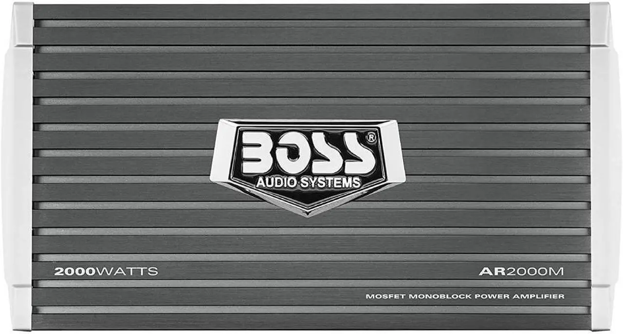 Alt view image 18 of 20 - Boss Armor AR2000M 2000 Watt Monoblock A/B Amplifier Car Audio Amp & Bass Remote