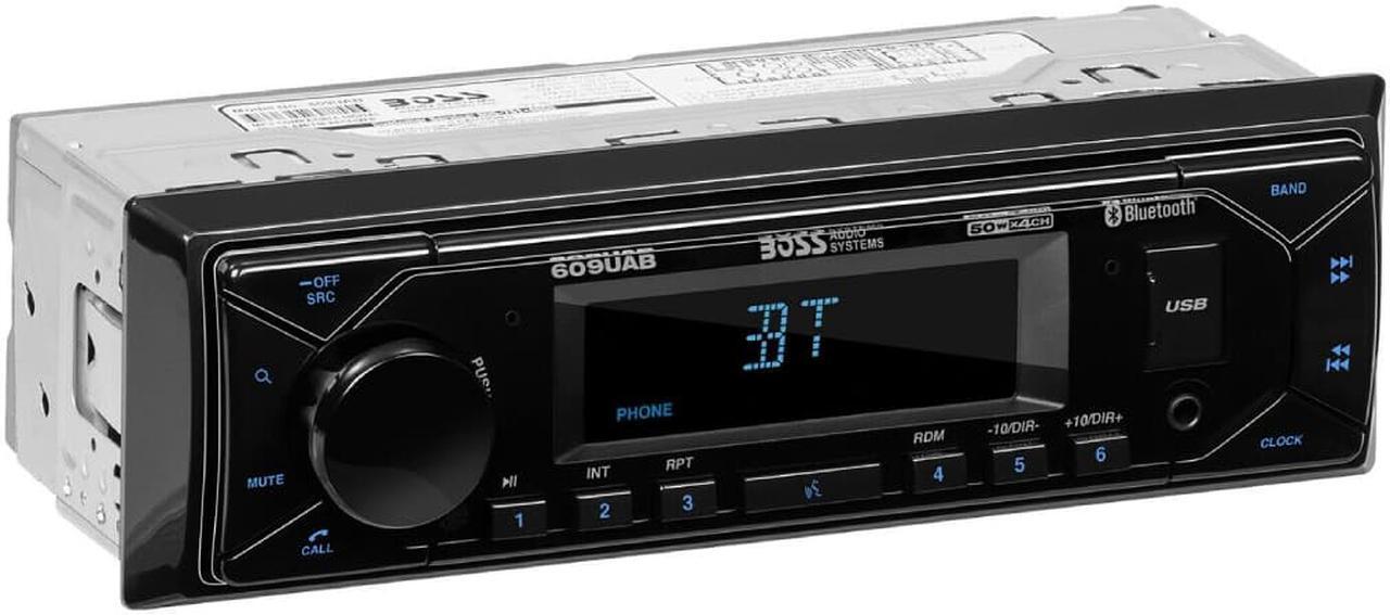 Main image of Boss Audio 609UAB 1-DIN Car Stereo In-Dash Mechless Bluetooth Multimedia Receiver