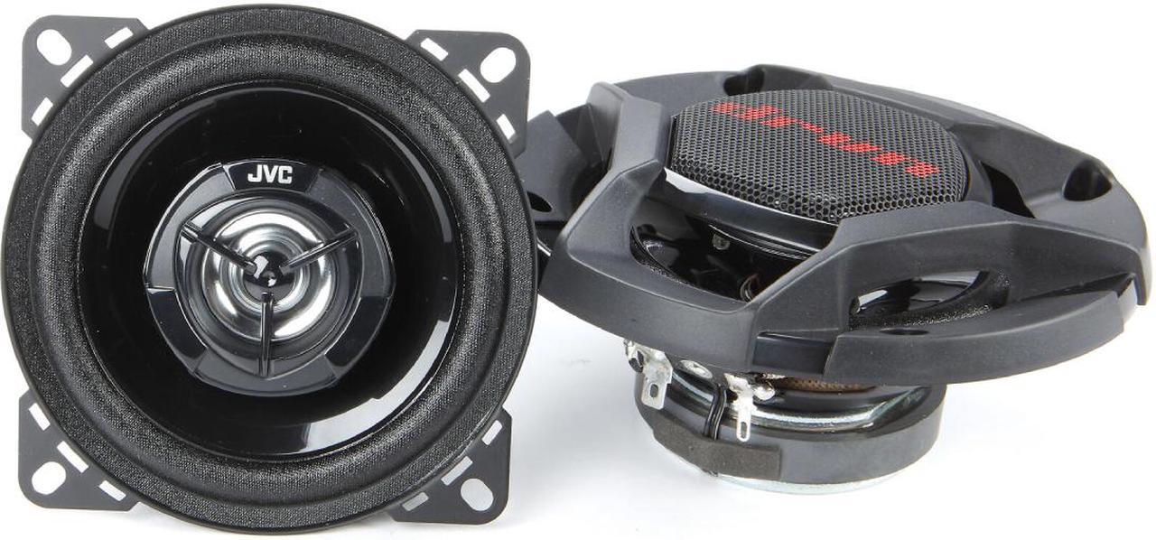 Alt view image 8 of 20 - JVC 4" DRVN CS-DR421 220W Peak (35W RMS) 4" 2-way DRVN Series Coaxial Factory Upgrade Car Speakers (Pair)