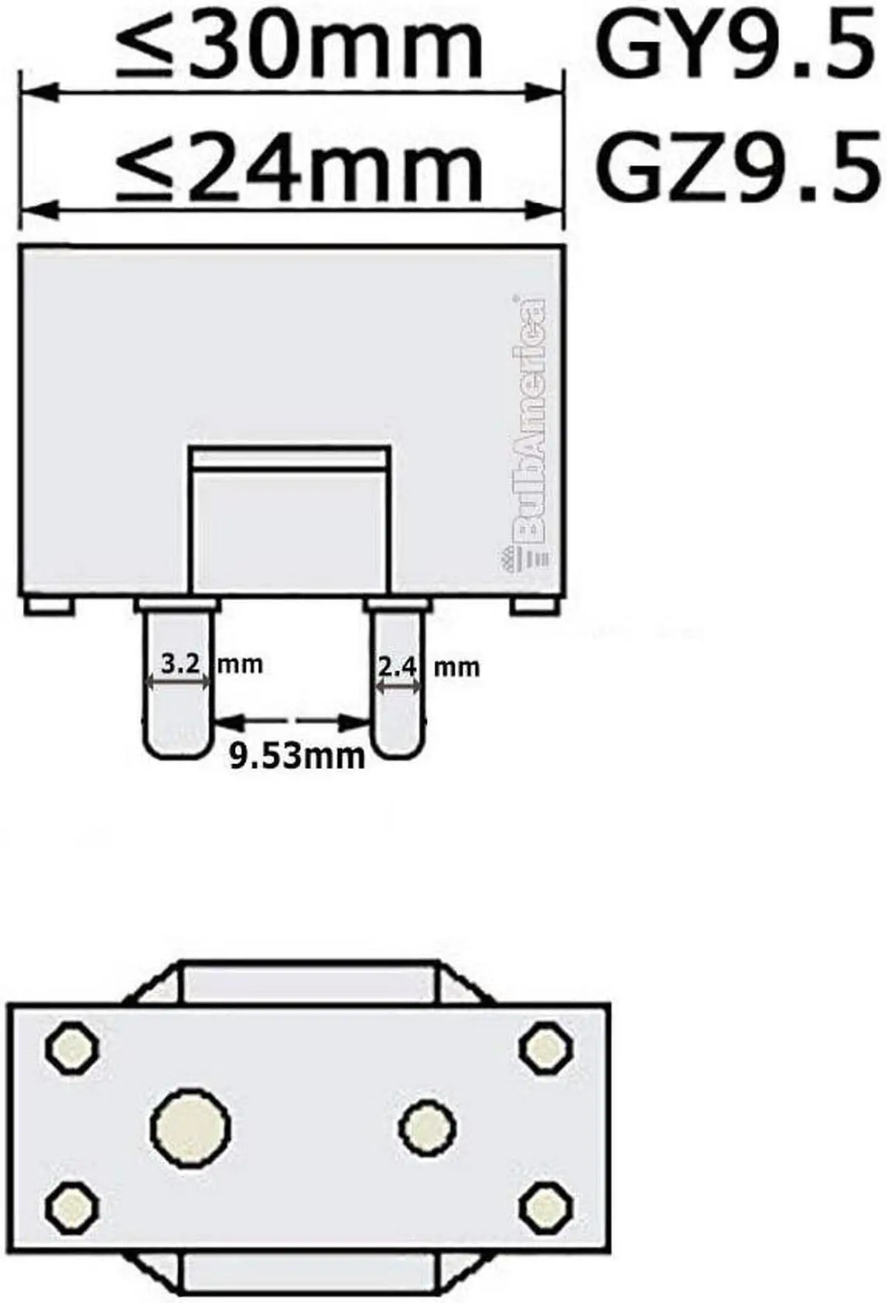 Alt view image 6 of 6 - USHIO DYS300 - DYS 300w 120v 3200K JCD120V/300W globe halogen lamp bulb