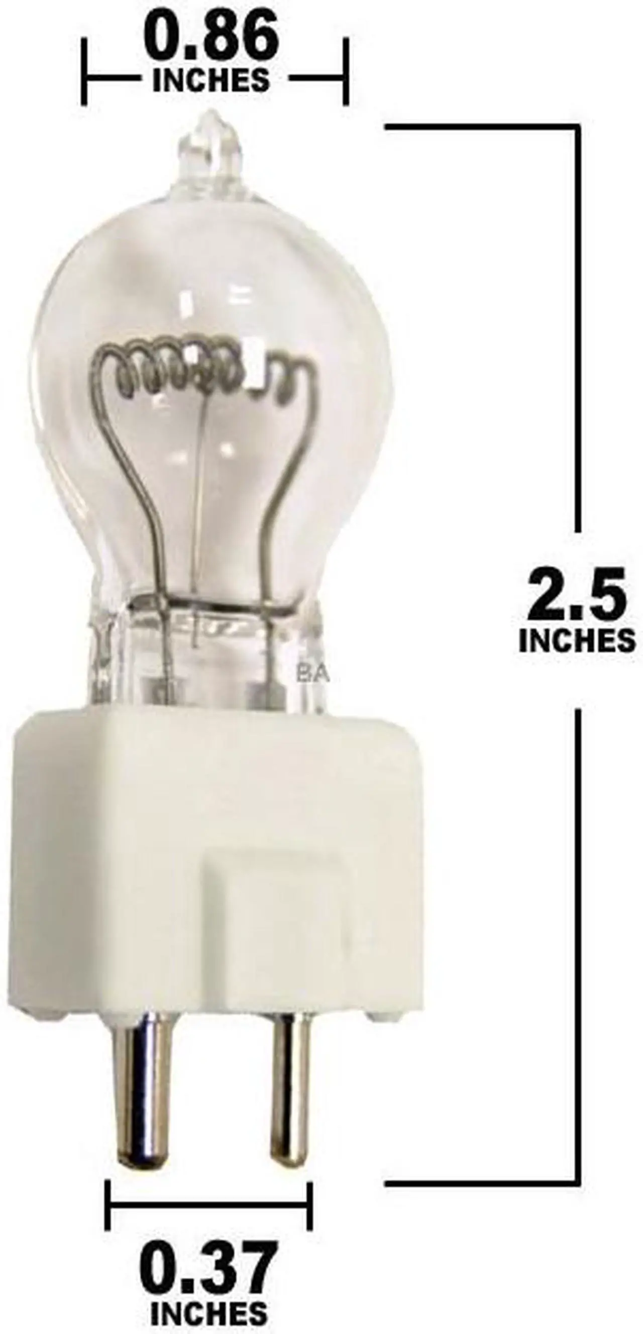 Alt view image 5 of 6 - USHIO DYS300 - DYS 300w 120v 3200K JCD120V/300W globe halogen lamp bulb