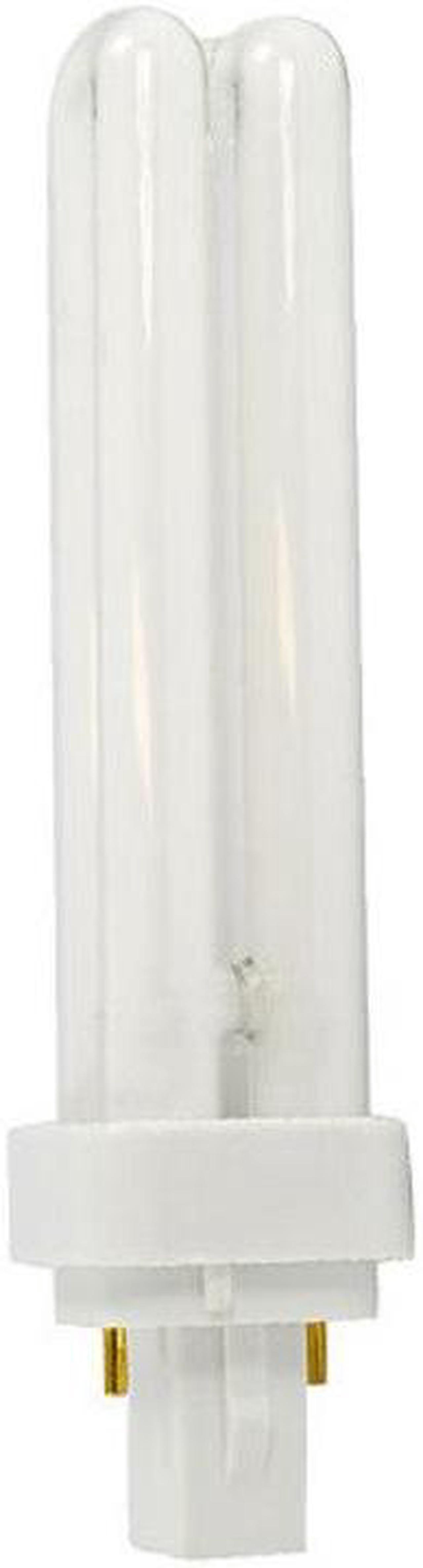 Alt view image 2 of 4 - Sylvania 18w T4X2 Double Tube 2-Pin G24D-2 3000K Fluorescent Light Bulb