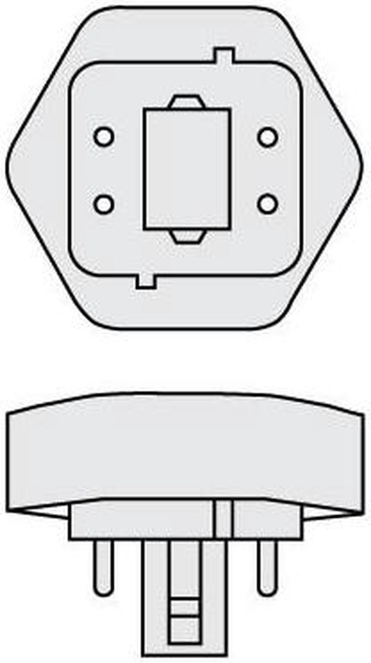 Alt view image 10 of 10 - Sylvania 20879 26W 2700K CF26DT/E/IN/827/ECO 4 Pin Triple Tube Fluorescent Bulb