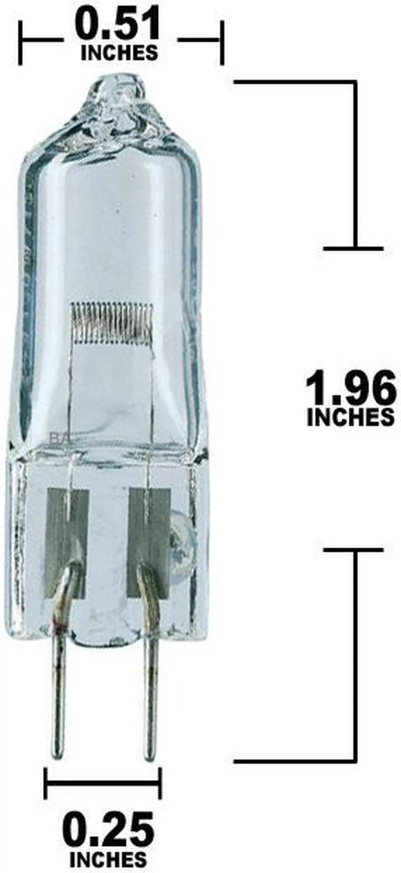 Alt view image 2 of 3 - OSRAM 64638 bulb HLX 100w 24v G6.35 Single Ended Halogen light Bulb