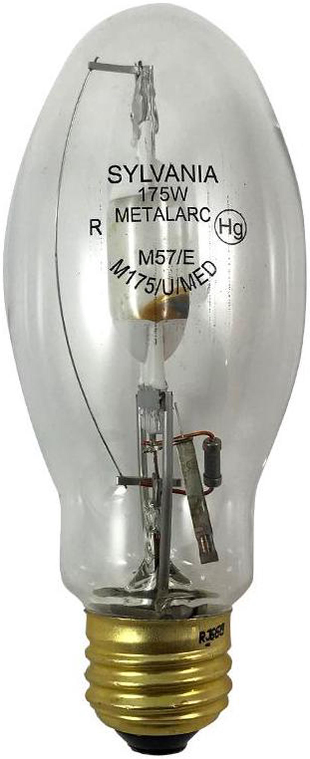 Alt view image 3 of 5 - SYLVANIA M175/U/MED 175W ED17 M57/E Metal Halide Light Bulb
