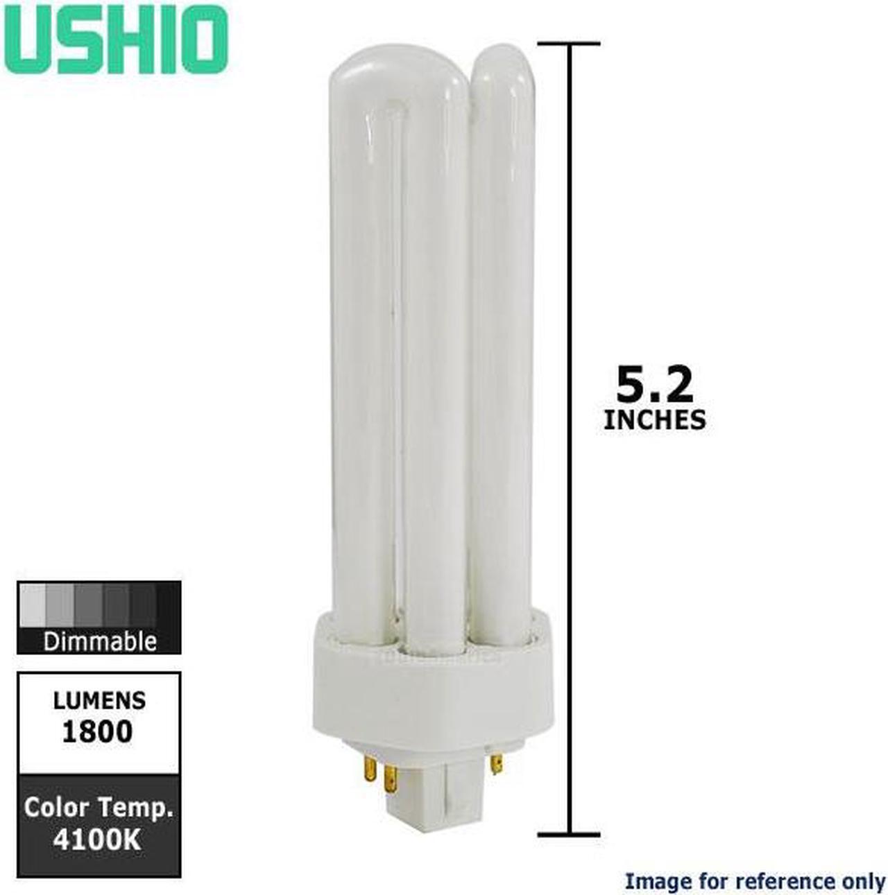 Alt view image 2 of 6 - USHIO Compact Fluorescent 26w CF26TE/841 Dimmable Bulb