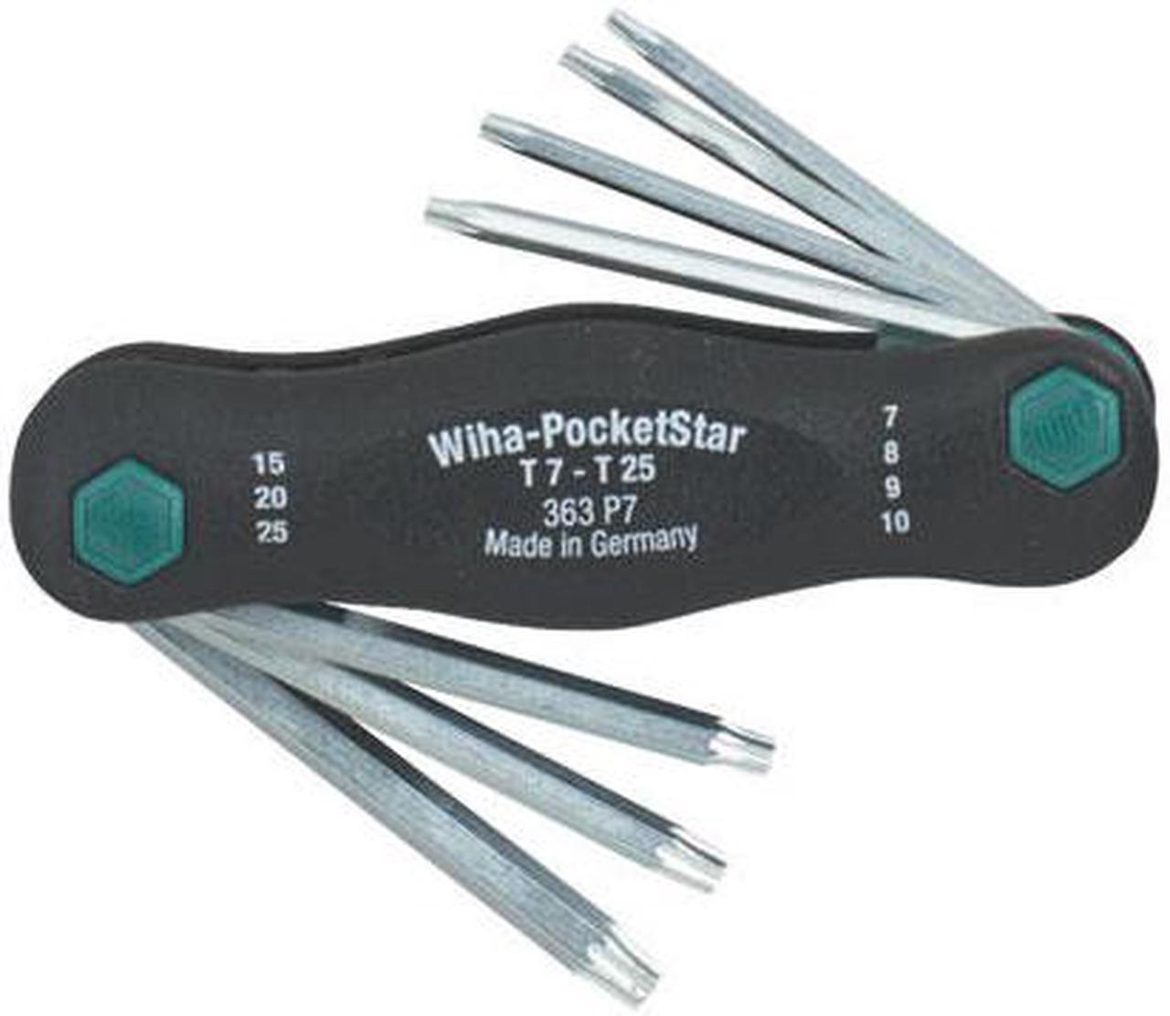 Main image of WIHA TOOLS 36396 7 Piece Torx? Flag Handle Torx? Key Set, 36396