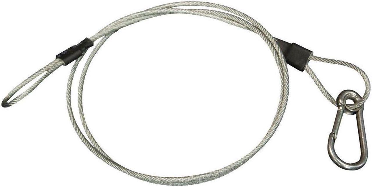 Main image of Steel Light Fixture Safety Cable With Latch 30 In
