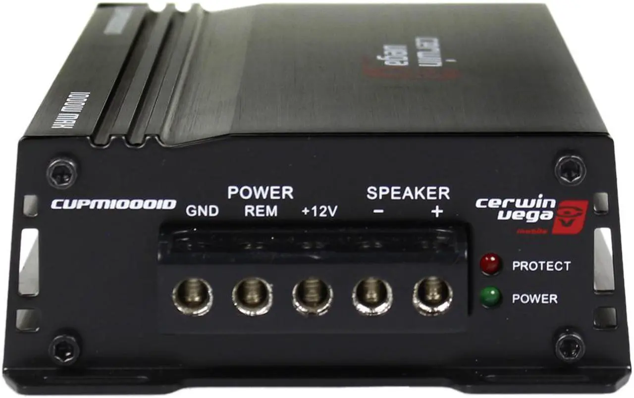 Alt view image 2 of 10 - Cerwin Vega 1 Channel Monoblock Amplifier Mini Series Amp CVPM10001D