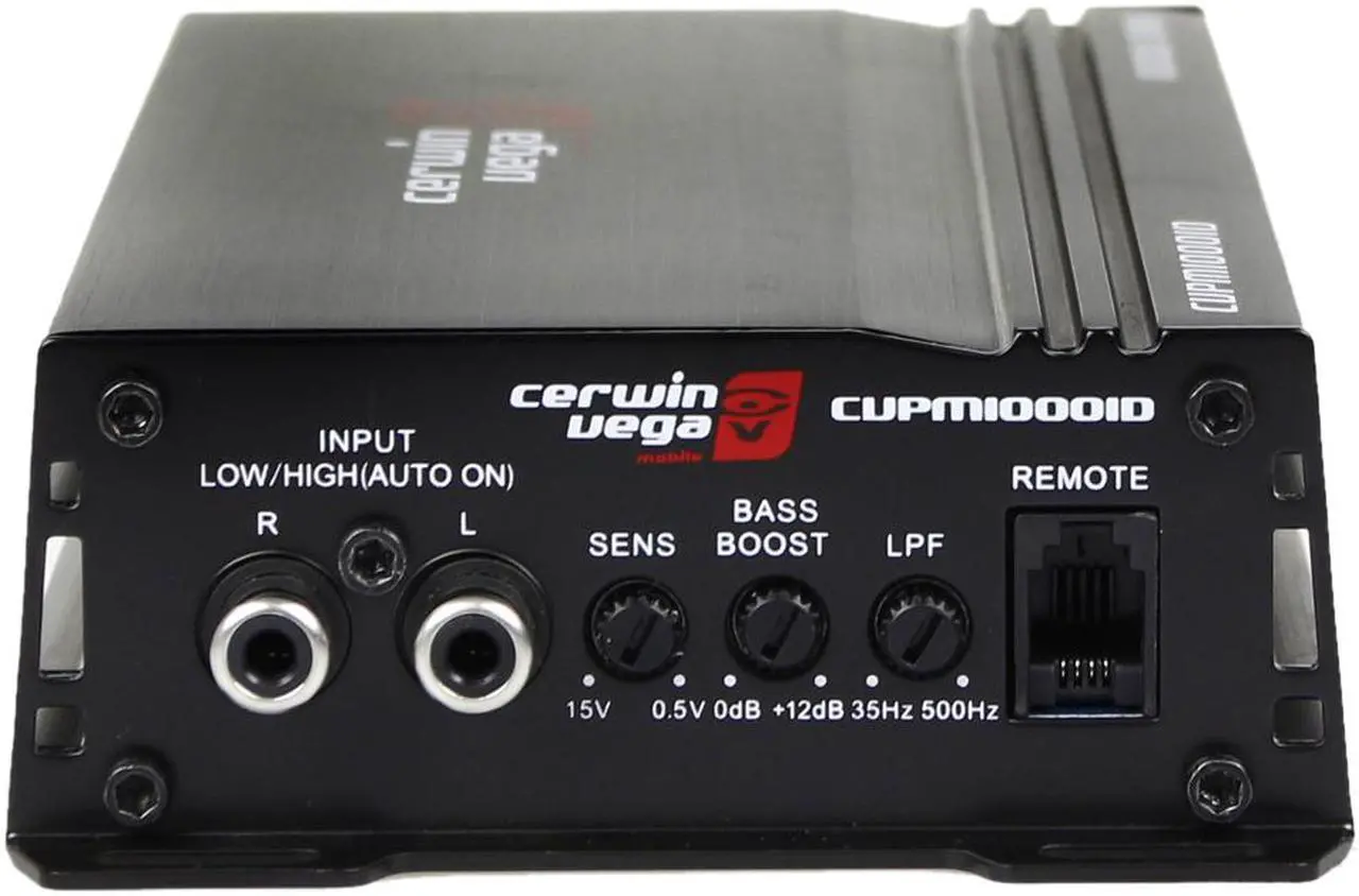 Alt view image 3 of 10 - Cerwin Vega 1 Channel Monoblock Amplifier Mini Series Amp CVPM10001D