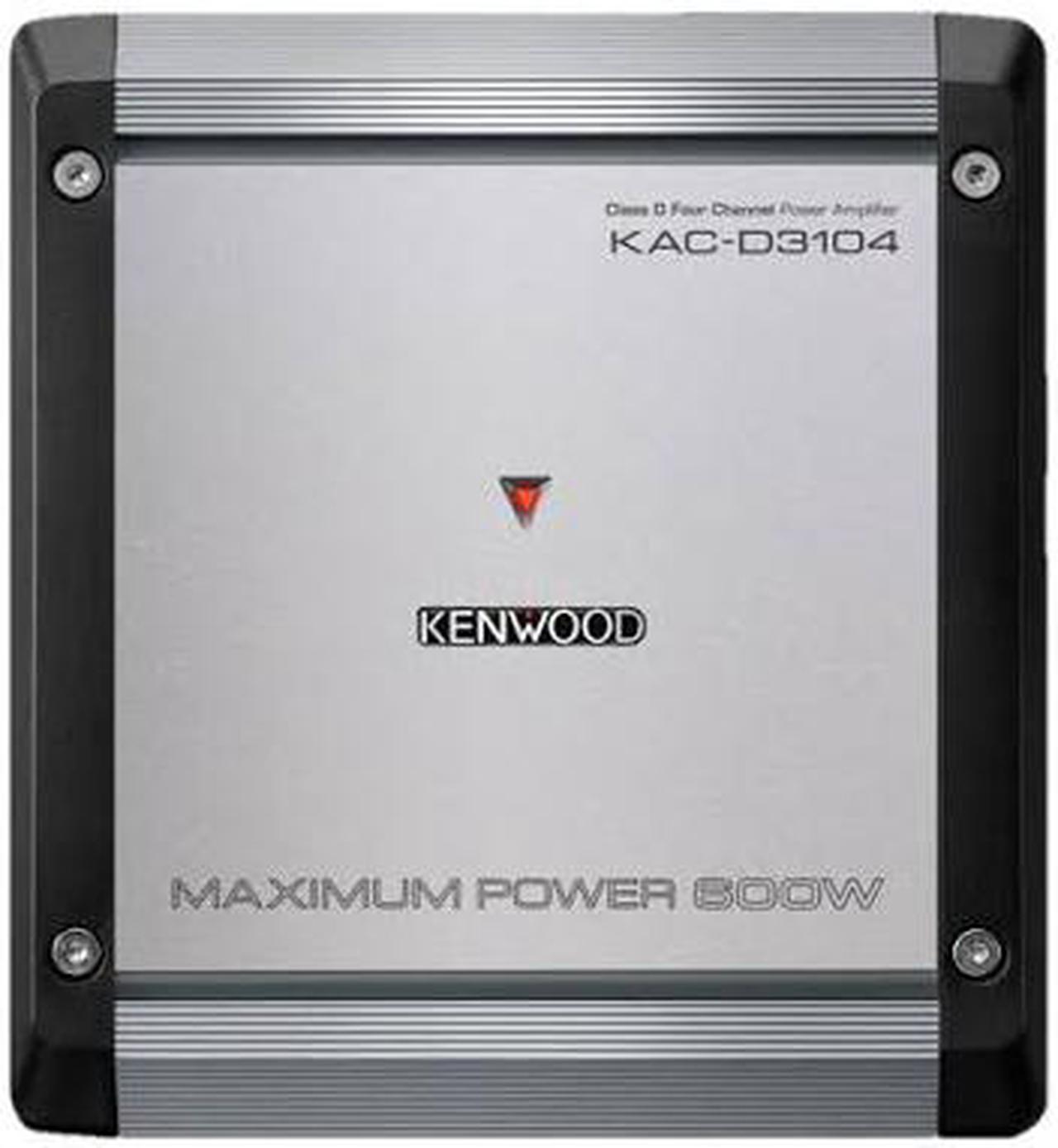 Kenwood KAC-D3104 4 Channel 600 Watts Max Power Amplifier