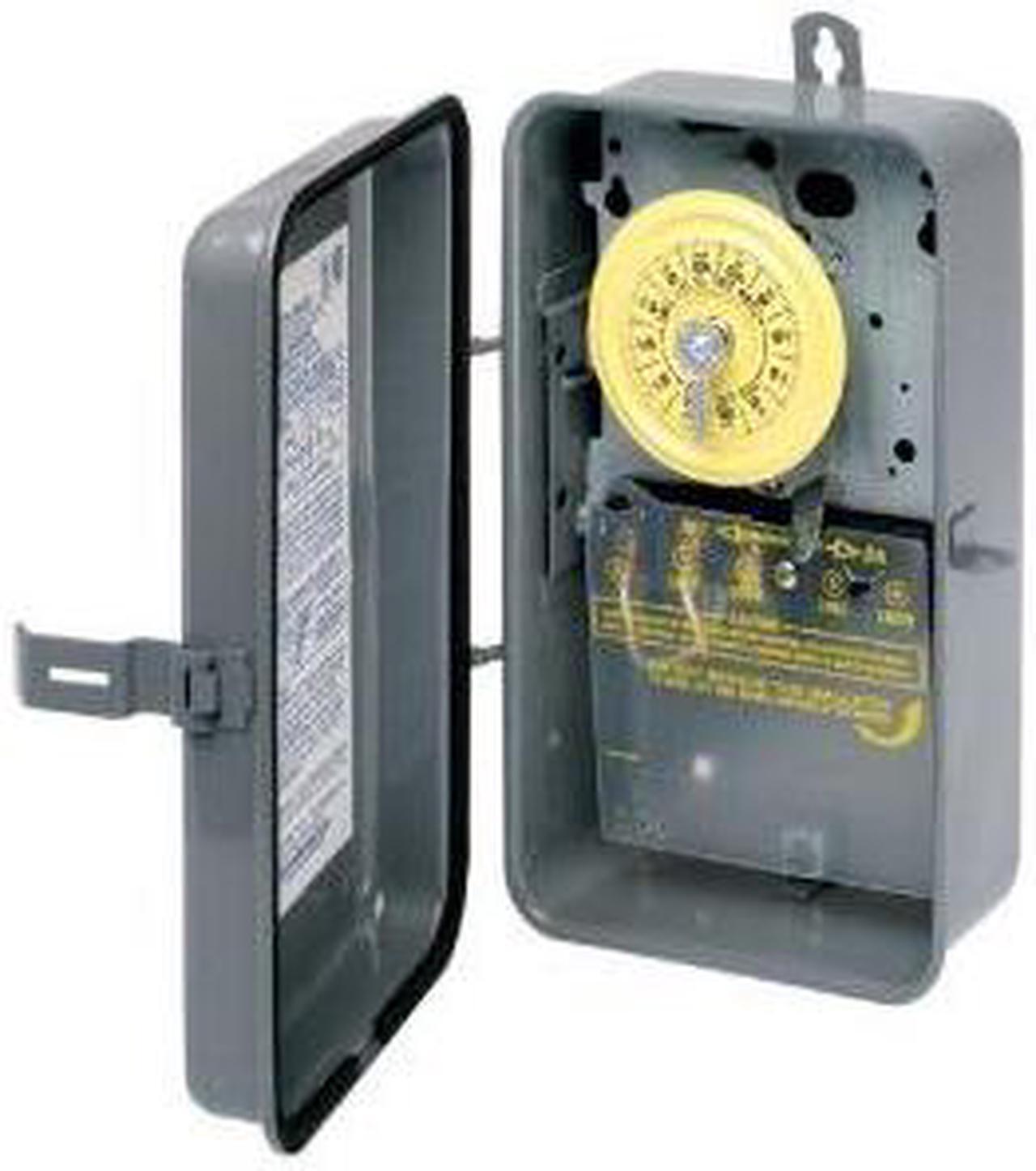 Main image of Electromechanical Timer, 125VAC Voltage, 40 Amps, Max. Time Setting: 23 hr.
