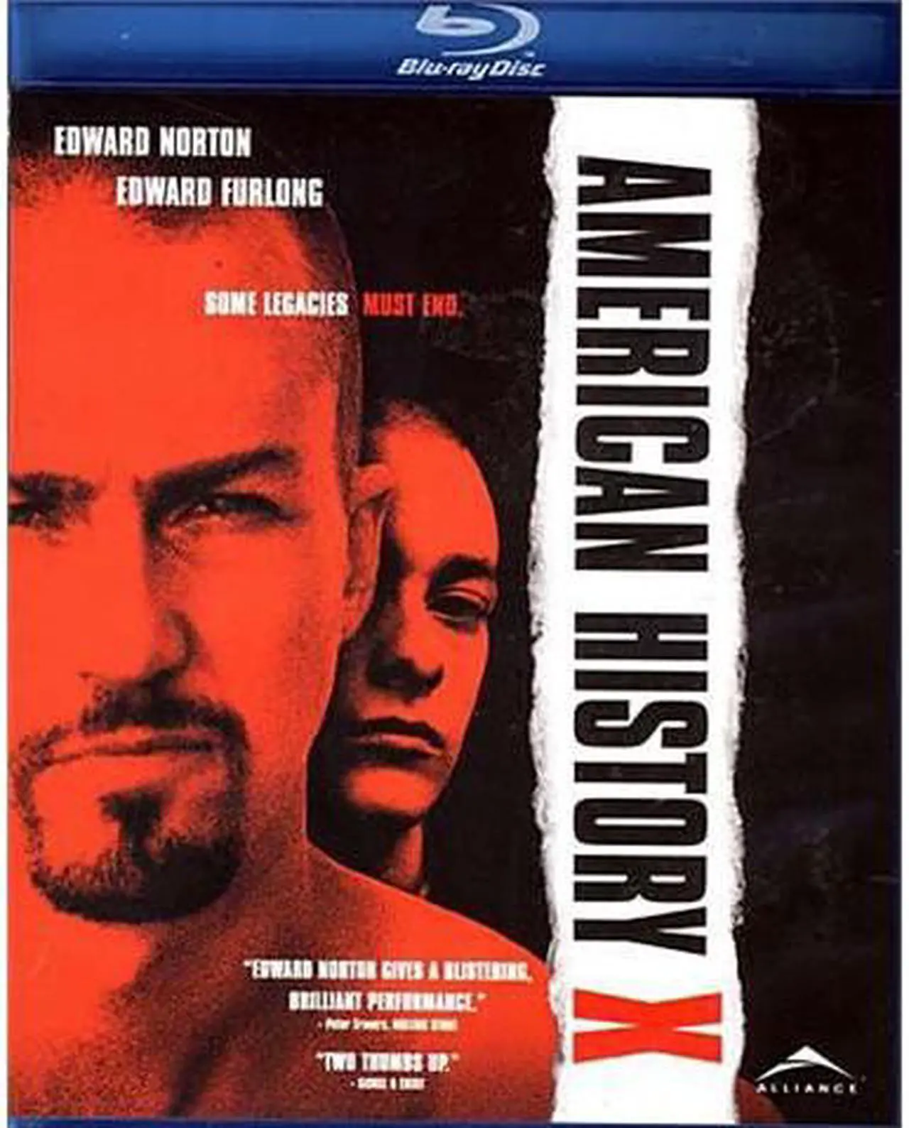 Main image of American History X Edward Norton, Edward Furlong, Fairuza Balk, Beverly D'Angelo, Avery Brooks, Stacy Keach, Jennifer Lien, Elliott Gould, William Russ, Ethan Suplee
