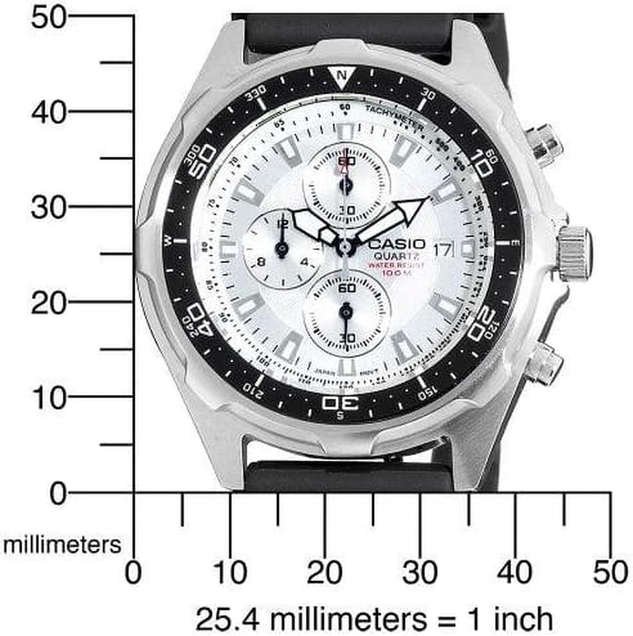 Alt view image 19 of 20 - Casio AMW330-7AV Men's Analog/Digital Dive Chronograph Resin Strap Sports Watch