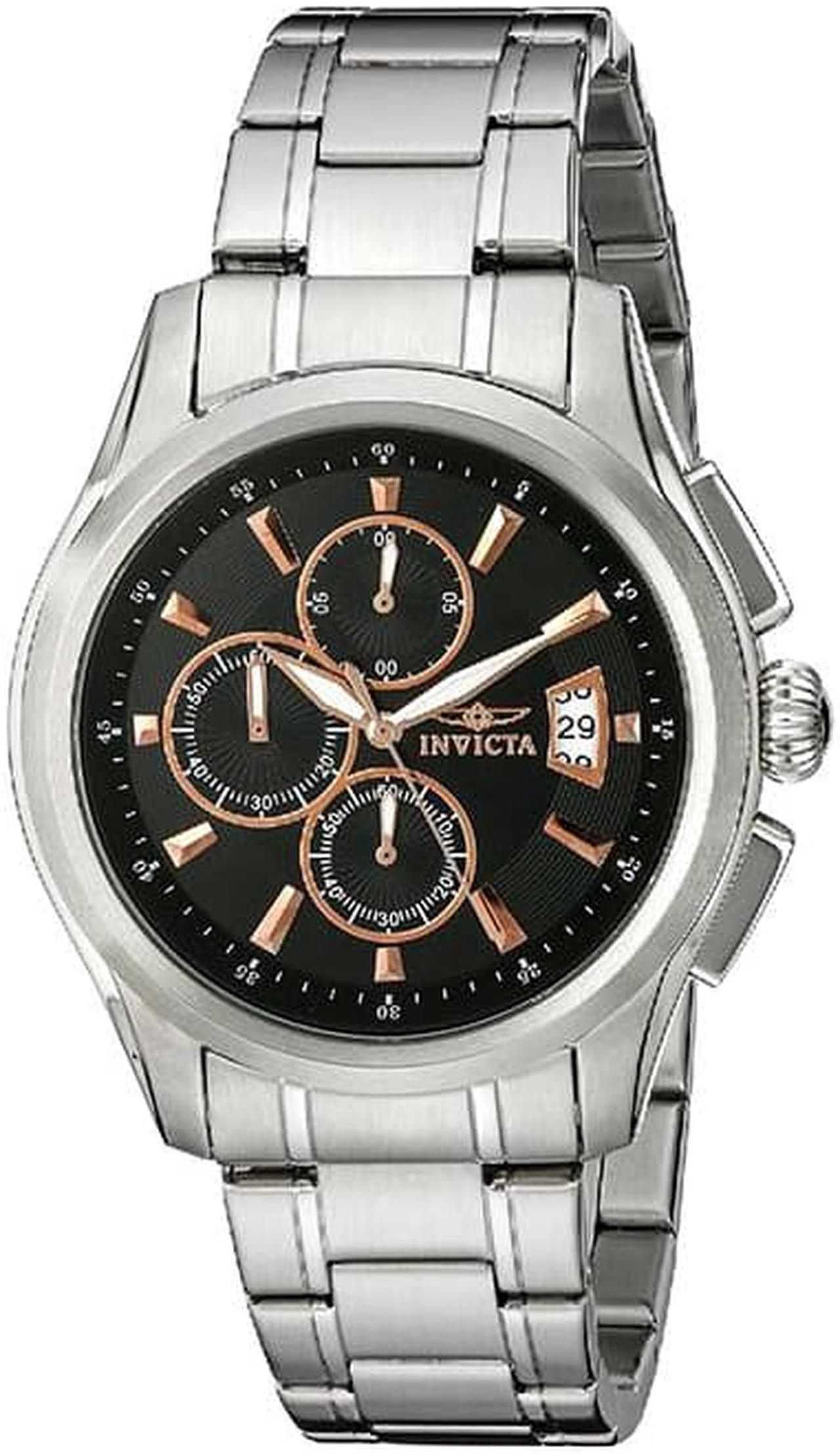 Alt view image 8 of 11 - Invicta  Specialty 1483  Stainless Steel Chronograph  Watch