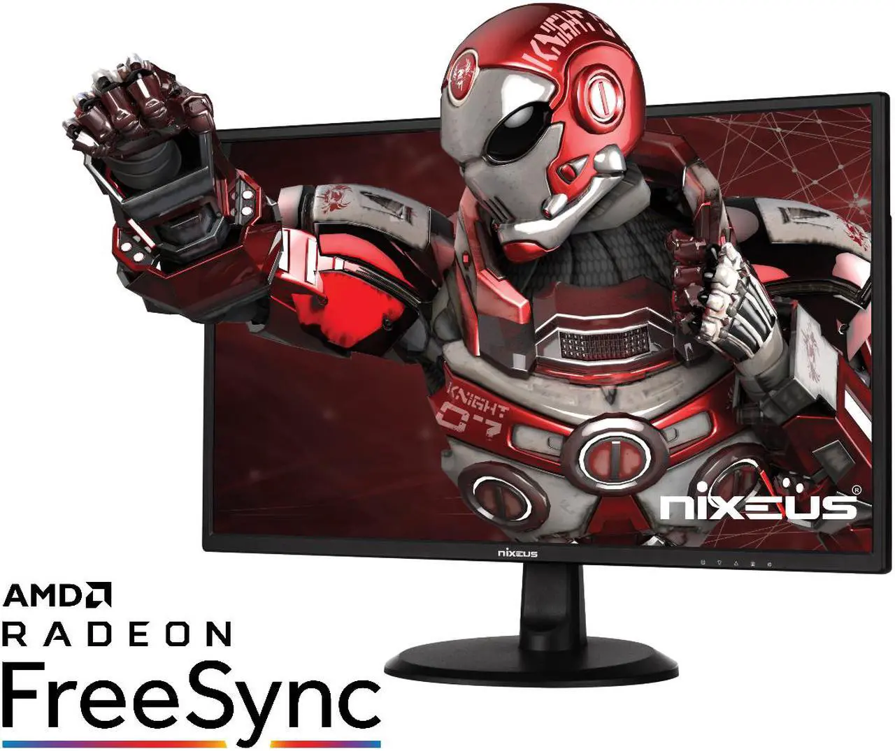 Main image of Nixeus EDG 27" IPS (AHVA) 2560 x 1440 AMD Radeon FreeSync Certified 144Hz Gaming Monitor with Base Tilt Only Stand(NX-EDG27Sv2)