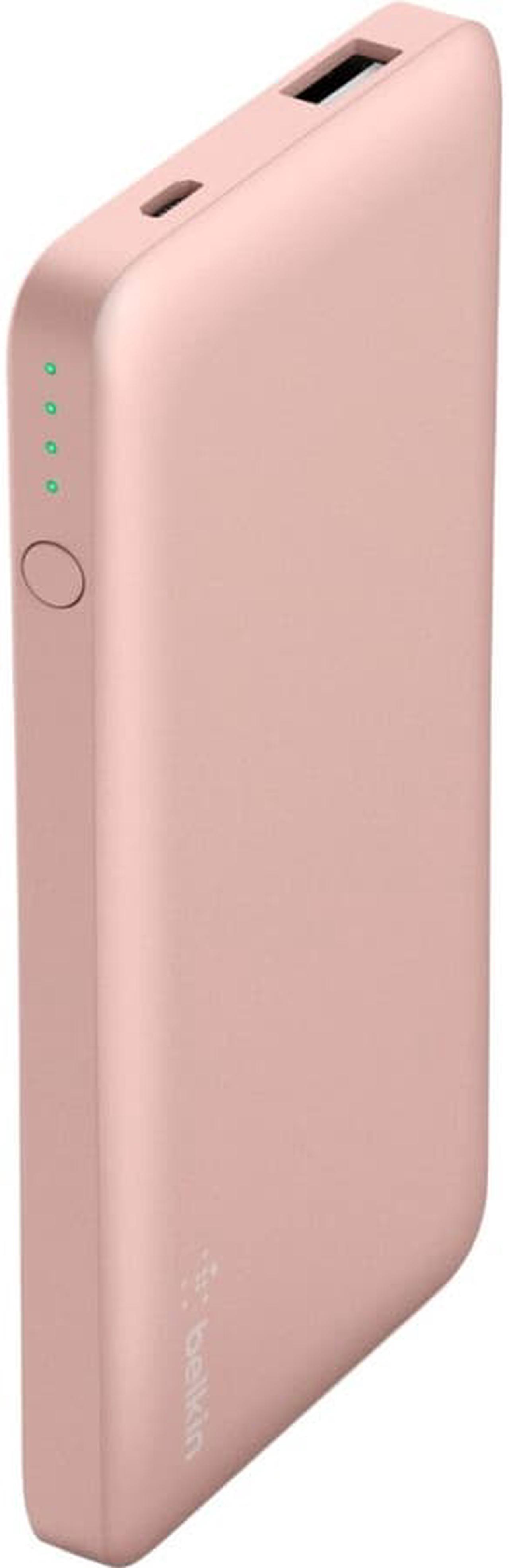 Alt view image 3 of 9 - BELKIN Rose Gold 5000 mAh Pocket Power 5K Power Bank (aka Portable Charger) F7U019BTC00