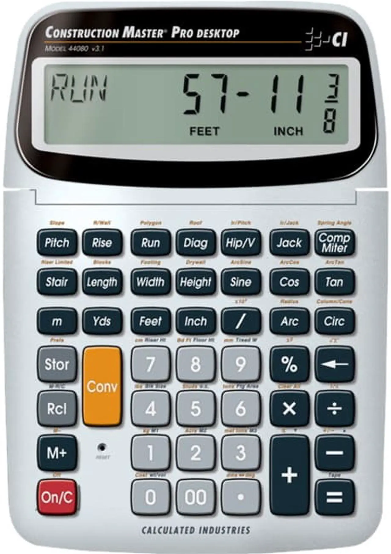 Alt view image 11 of 19 - Calculated Industries Construction Master 44080 11-digit Construction