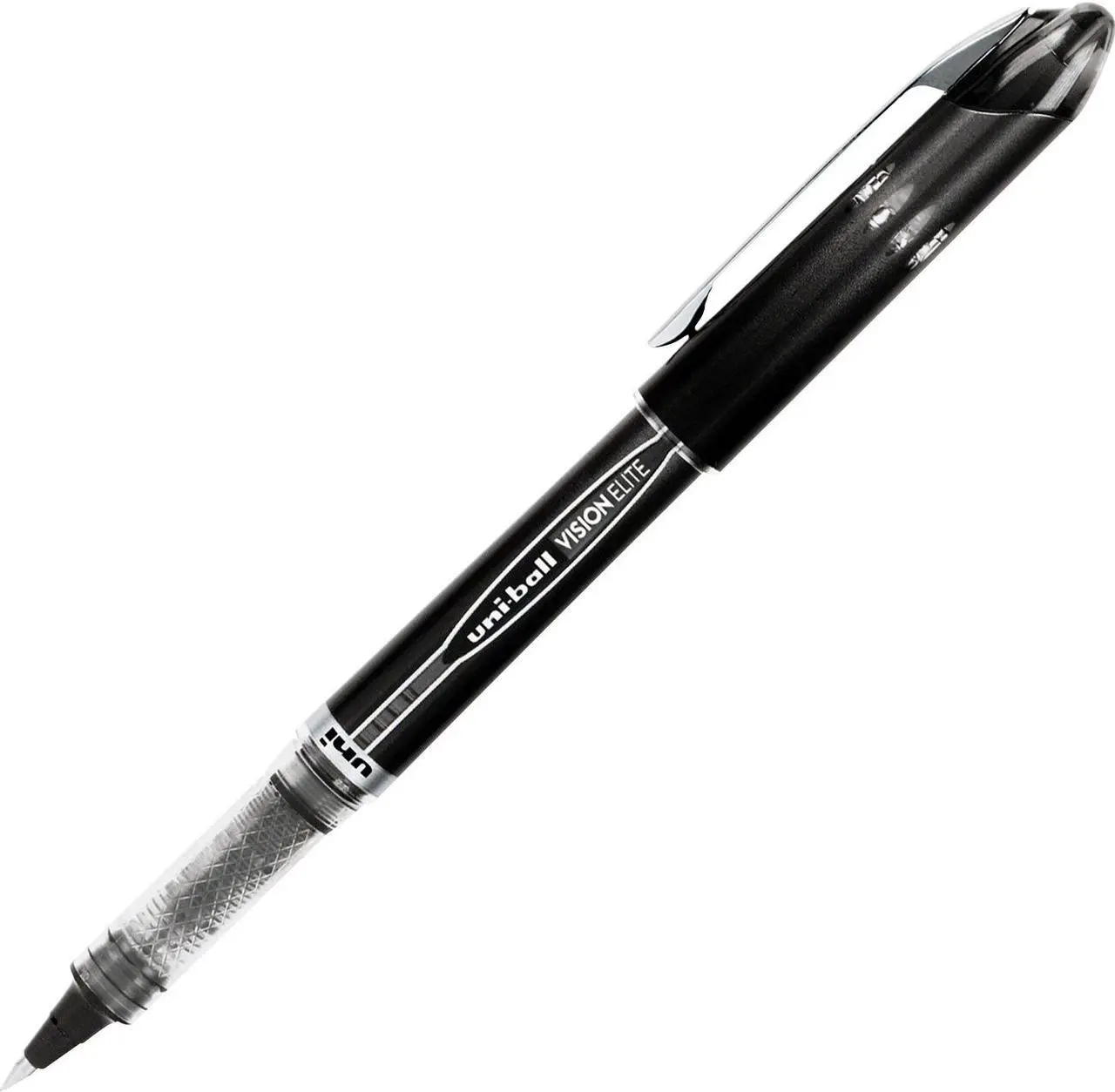 Alt view image 4 of 9 - uni-ball VISION ELITE Rollerball Pens Micro Point Black Ink 488260