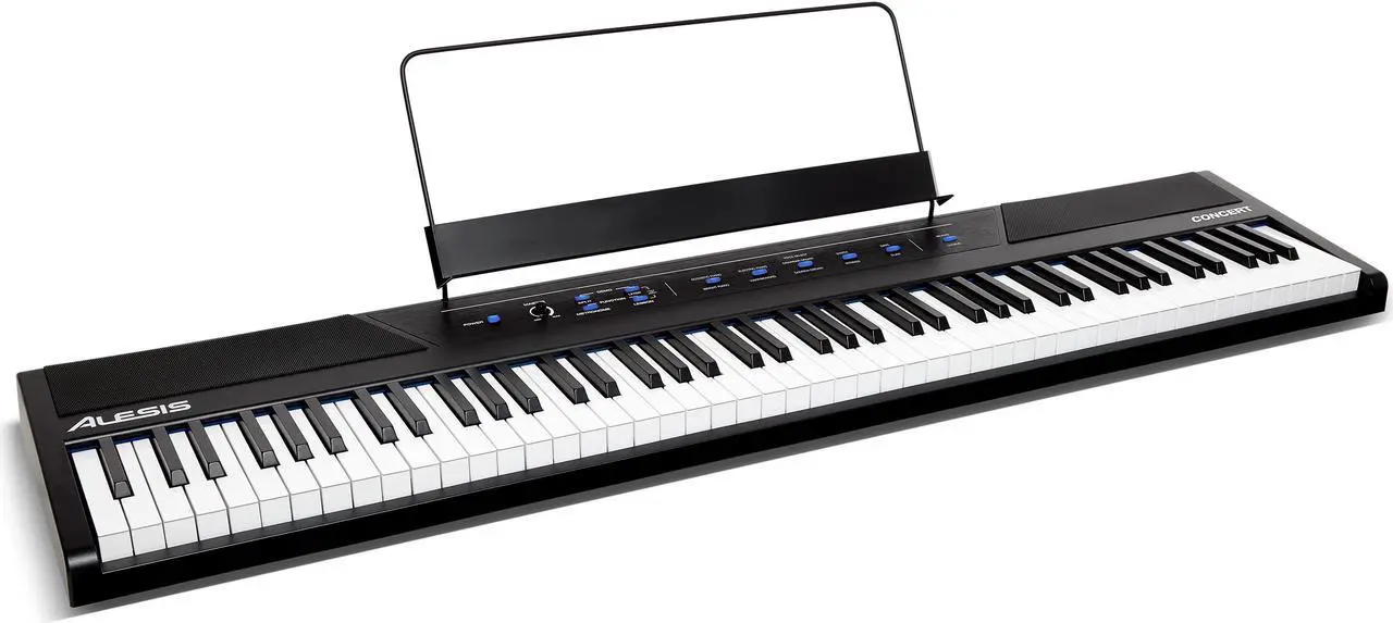 Alt view image 11 of 13 - Alesis Concert 88-Key Digital Piano with Full-Sized Keys