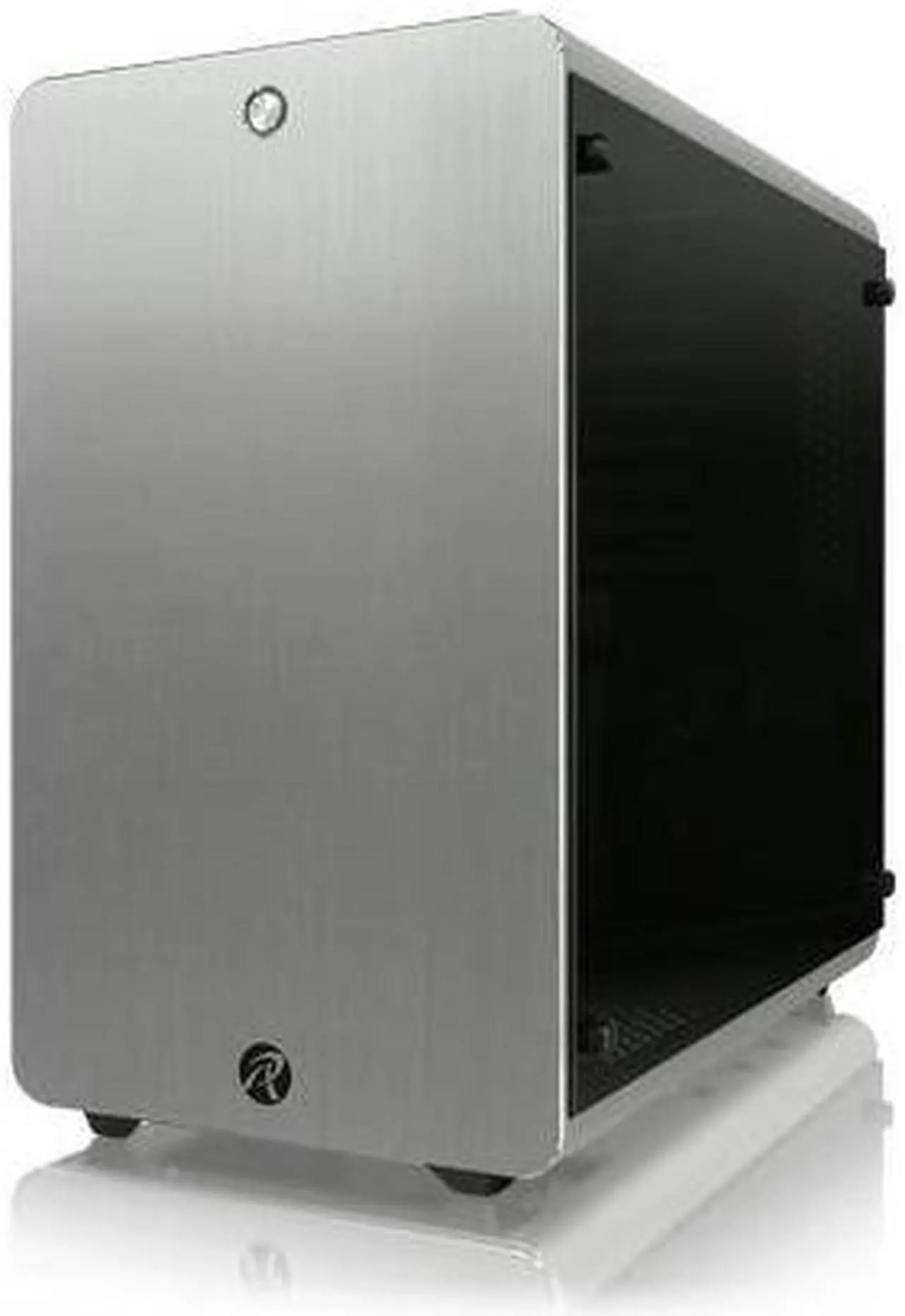 Alt view image 8 of 9 - RAIJINTEK THETIS SILVER WINDOW, an Alu. ATX case, supports max. 280mm VGA card, 170mm height CPU coolers, 4x HDD, 240mm radiator on top, 1x 12025 LED fan pre-installed, 3mm tempered glass window panel