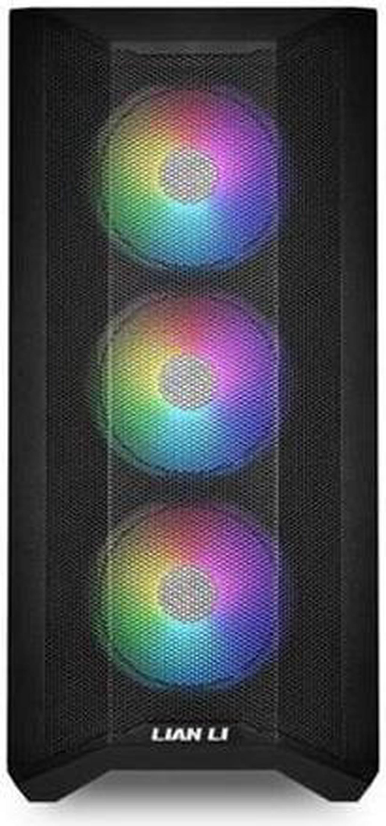 Alt view image 8 of 11 - LIAN LI LANCOOL II MESH RGB BLACK Tempered Glass ATX Case - Black Color - LANCOOL II MESH RGB-X