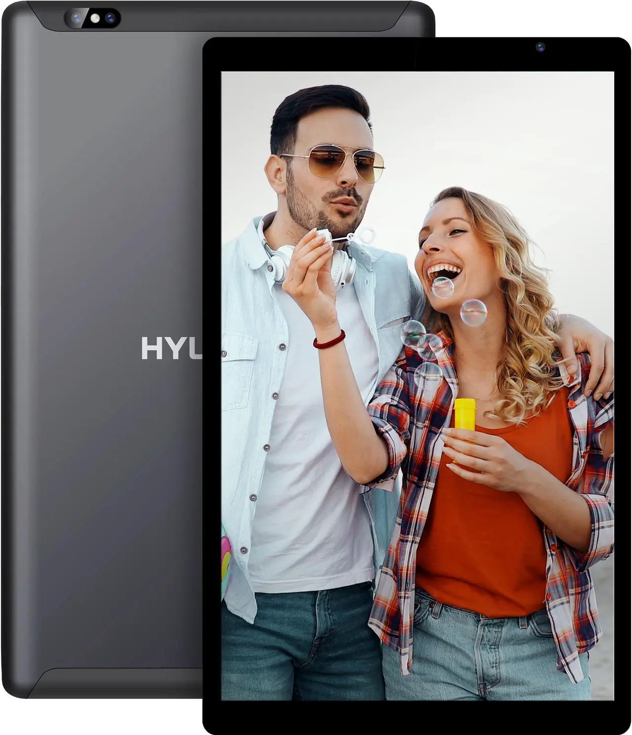 Alt view image 2 of 8 - Hyundai HyTab Plus 10WB1 10.1" Wi-Fi Tablet IPS Quad Core Processor 2GB/32GB Android 10 Space Grey