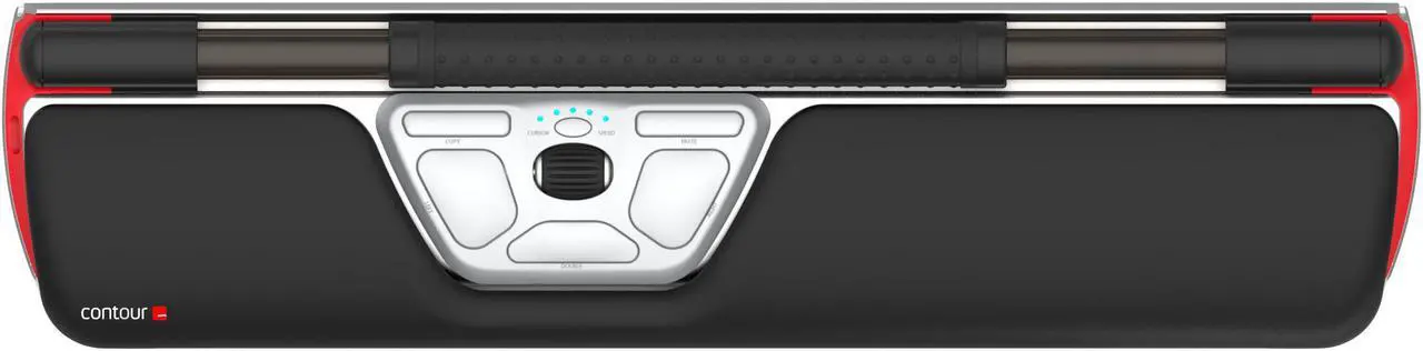 Alt view image 13 of 20 - Contour Design Contour RollerMouse RM-RED-WL Wireless Rollerbar Mouse Black