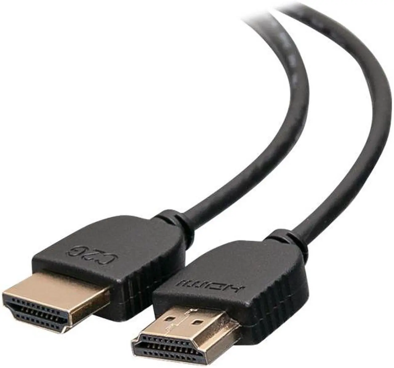 Alt view image 2 of 6 - C2G 10ft (3m) Flexible Standard Speed HDMI Cable with Low Profile Connectors - 10 ft HDMI A/V Cable for Computer, Monitor, Projector, Home Theater System, HDTV, Gaming Console, Audio/Video Device, Blu