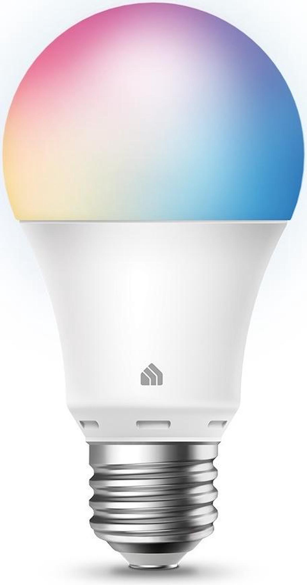 Alt view image 2 of 2 - Kasa Smart Bulb, Full Color Changing Dimmable Smart WiFi Light Bulb Compatible with Alexa and Google Home, A19, 9W 800 Lumens,2.4Ghz only, No Hub Required, 1-Pack (KL125), Multicolor…