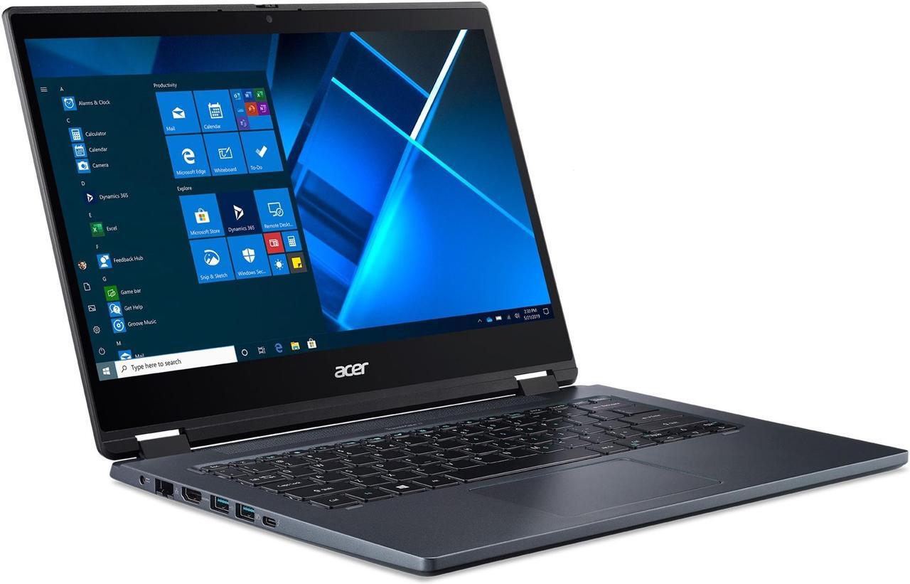 Alt view image 2 of 19 - Acer P414RN-51 TMP414RN-51-76AV 14" Touchscreen 2 in 1 Notebook - Full HD - 1920 x 1080 - Intel Core i7 i7-1165G7 Quad-core (4 Core) 2.80 GHz - 16 GB RAM - 512 GB SSD - Slate Blue - Windows 10 Pr