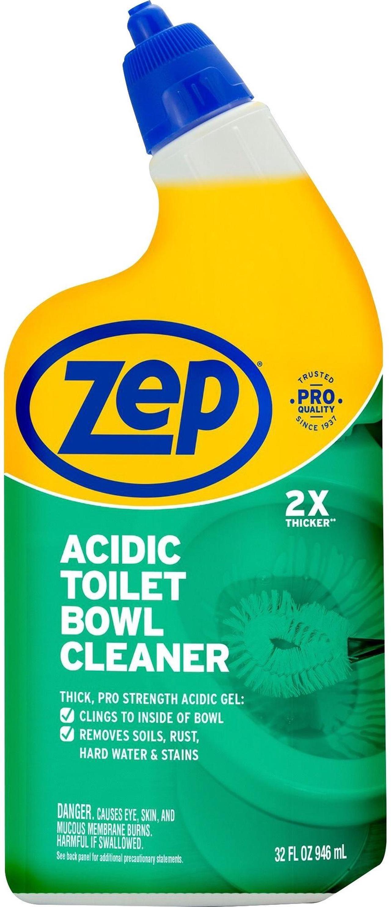 Alt view image 2 of 9 - Zep 32 Oz. Acidic Gel Toilet Bowl Cleaner ZUATBC32