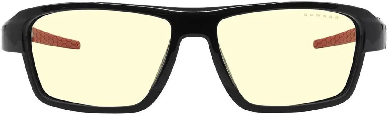 Alt view image 4 of 6 - Gunnar Lightning Bolt 360, Black and Red Frames, Amber and Blue Lens, Performance Blue-Light Eyewear, LI300101