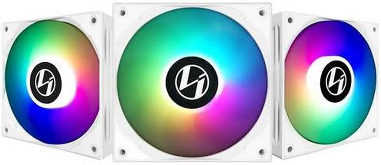 Alt view image 9 of 8 - LIAN LI ST120-3W ,12CM ARGB FANS , WHITE COLOR  , 3 FANS PACK WITH FAN CONTROLLER