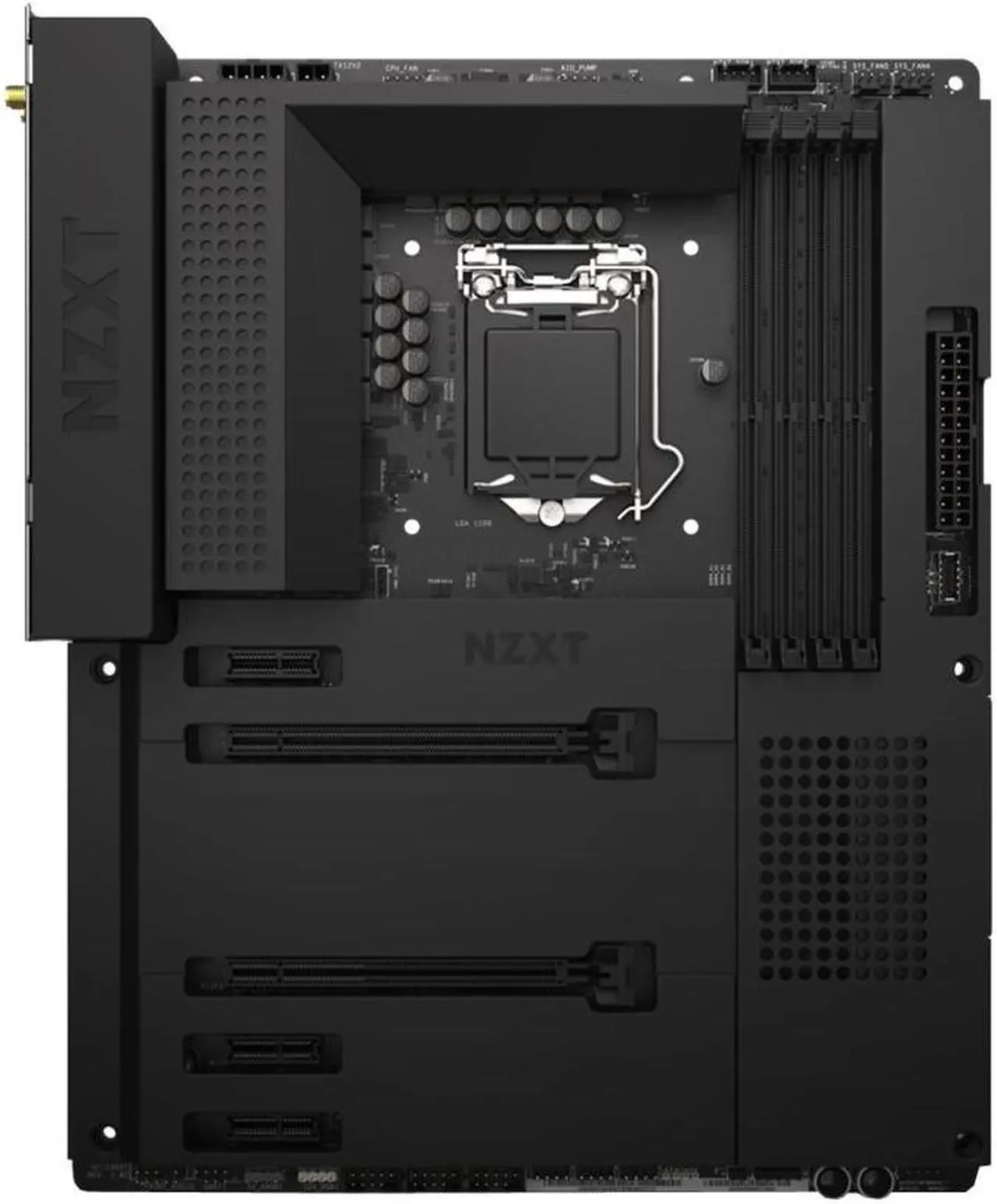 Main image of NZXT N7 Z490 Matte Black NZT-N7-Z49XT-B1 LGA 1200 Intel Z490 SATA 6Gb/s ATX Intel Motherboard