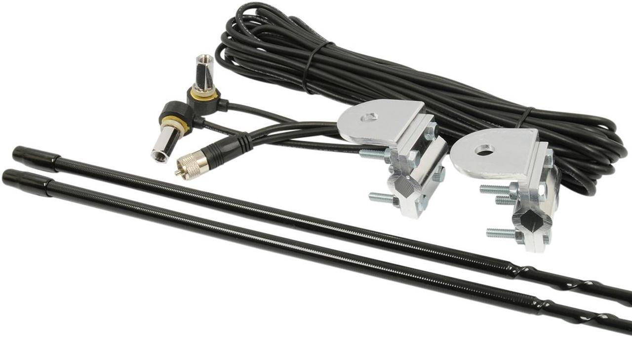 Alt view image 4 of 11 - ROADPRO R RPPS-24KB 4FT DUAL ANTENNA KIT  BLACK