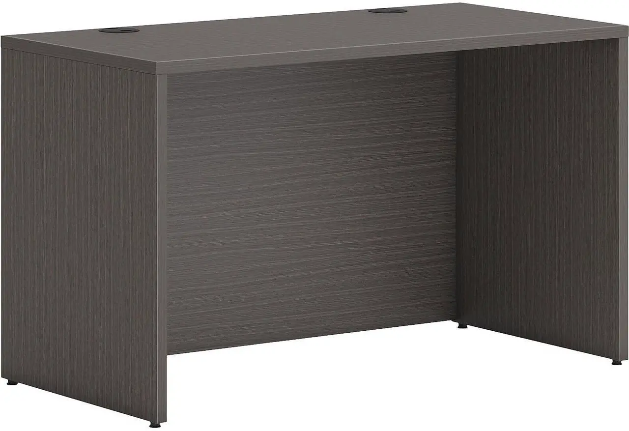 Alt view image 3 of 4 - HON Mod 48" Computer Desk Slate Teak LCS4824LS1